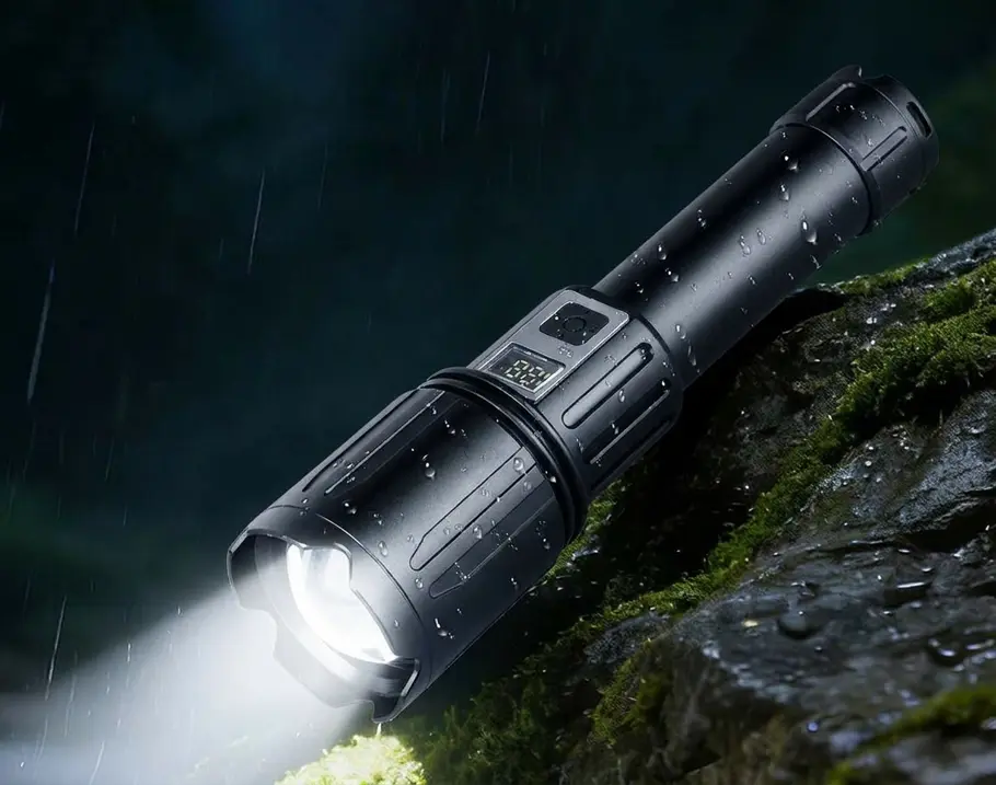 Flashlight cóimhiotal alúmanaim LED ardfheidhmíochta