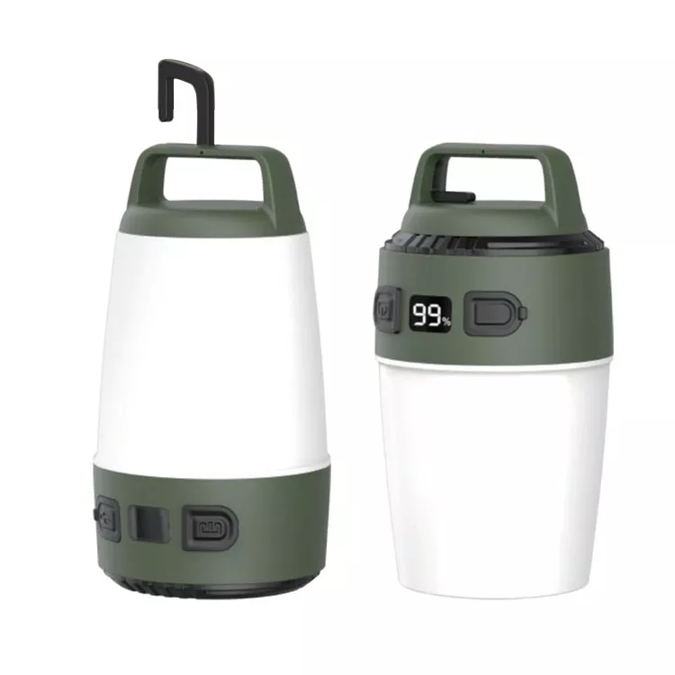 Lantern Campála LED Dearg agus Bán 36W In-athluchtaithe