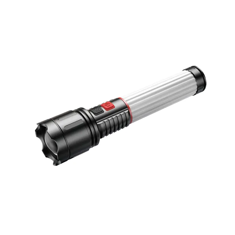 Flashlight Oibre Maighnéadach Cóimhiotal Alúmanam Ilfheidhme