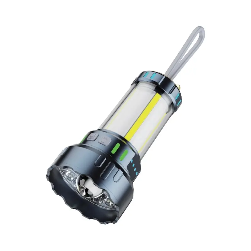 Flashlight Lantern Campála Inaistrithe Ilfheidhmeach Rechargeable