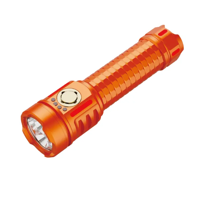 Super Bright Flashlight Inaistrithe Beaga